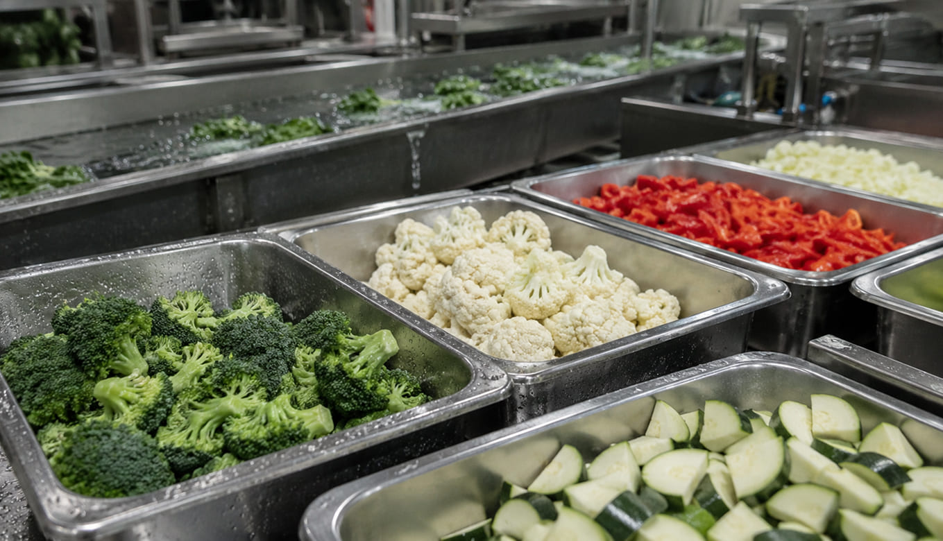 Raw Prep Lines Before Processing